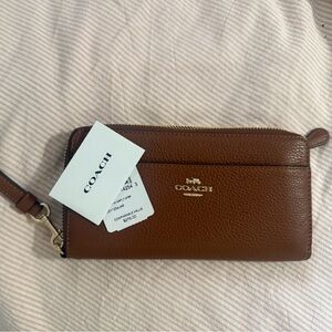 Coach Chocolate Brown Leather Accessory